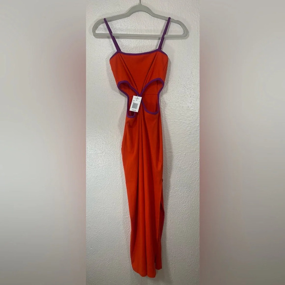 L*SPACE Libra Dress in Berry-Pimento NWT Women’s XS Party Coastal Beachy - Picture 16 of 16